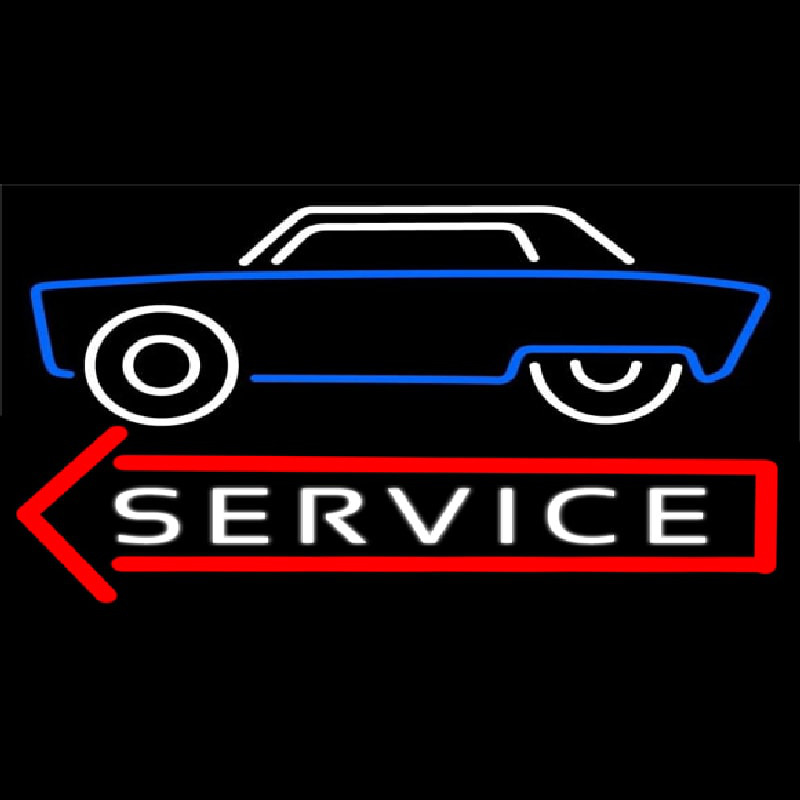 Car Logo Service Enseigne Néon