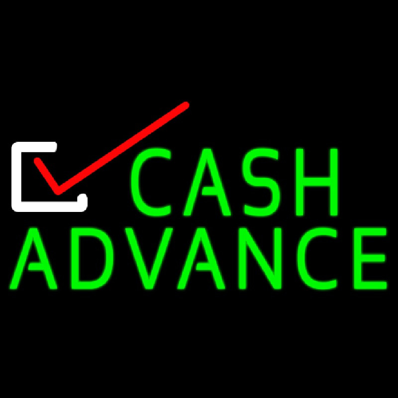 Cash Advance Enseigne Néon