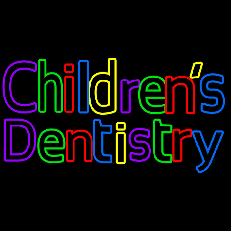 Childrens Dentistry Enseigne Néon