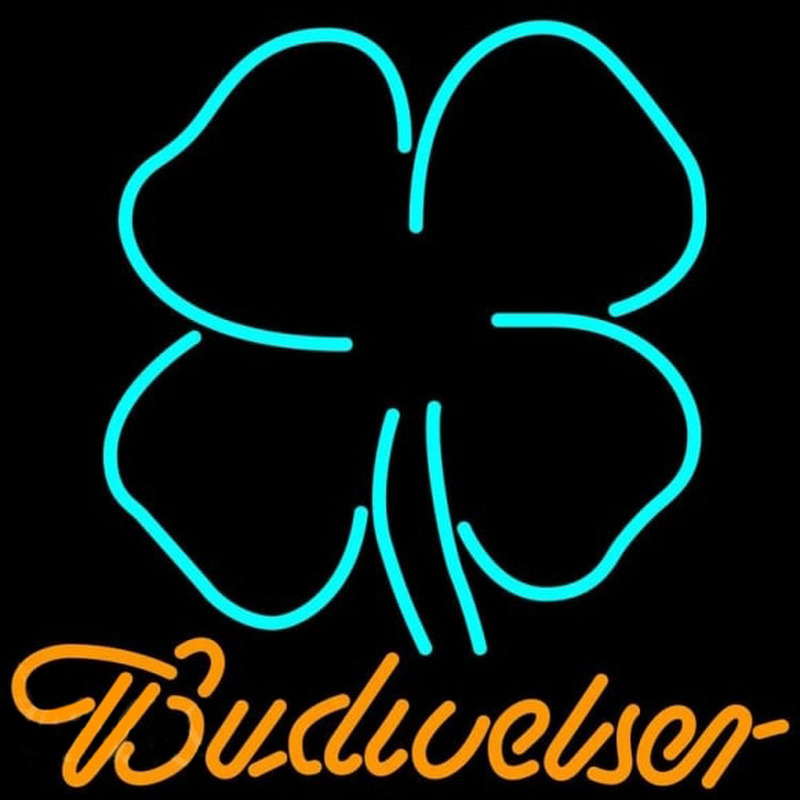 Clover Budweiser Beer Sign Enseigne Néon