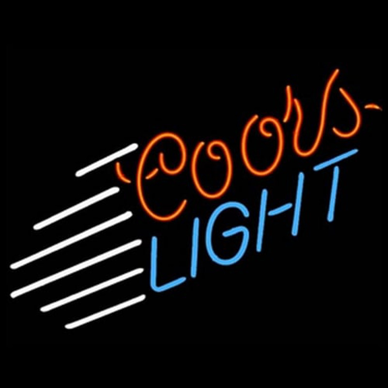 Coors Light Blue Stripe Enseigne Néon