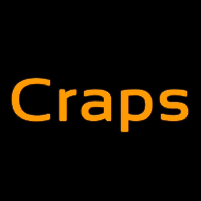 Craps 1 Enseigne Néon