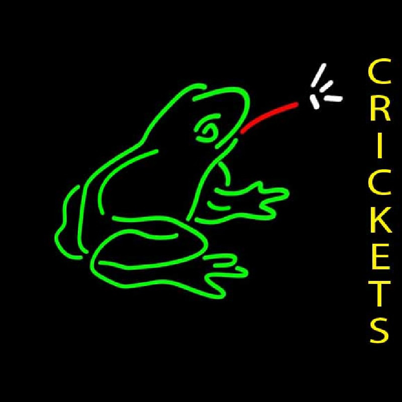 Crickets With Logo Enseigne Néon