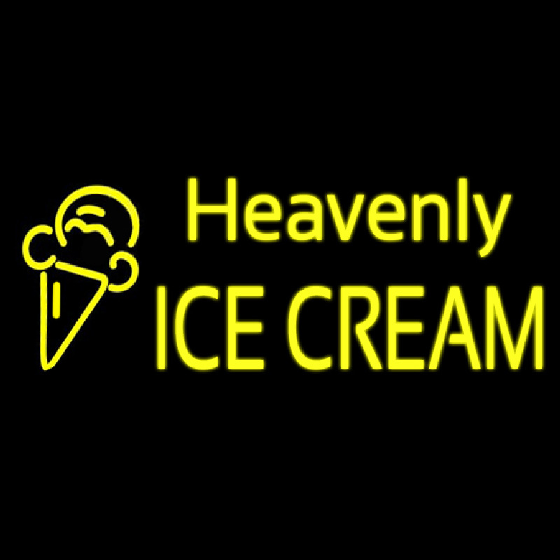 Custom Heavenly Ice Cream Cone Enseigne Néon