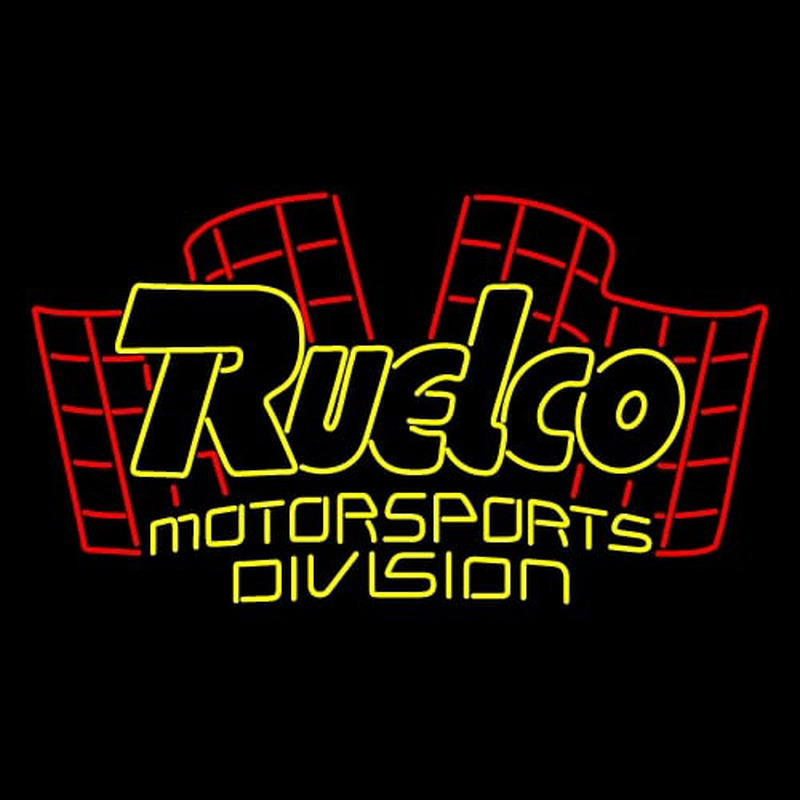 Custom Ruelco Motorsport Division Enseigne Néon