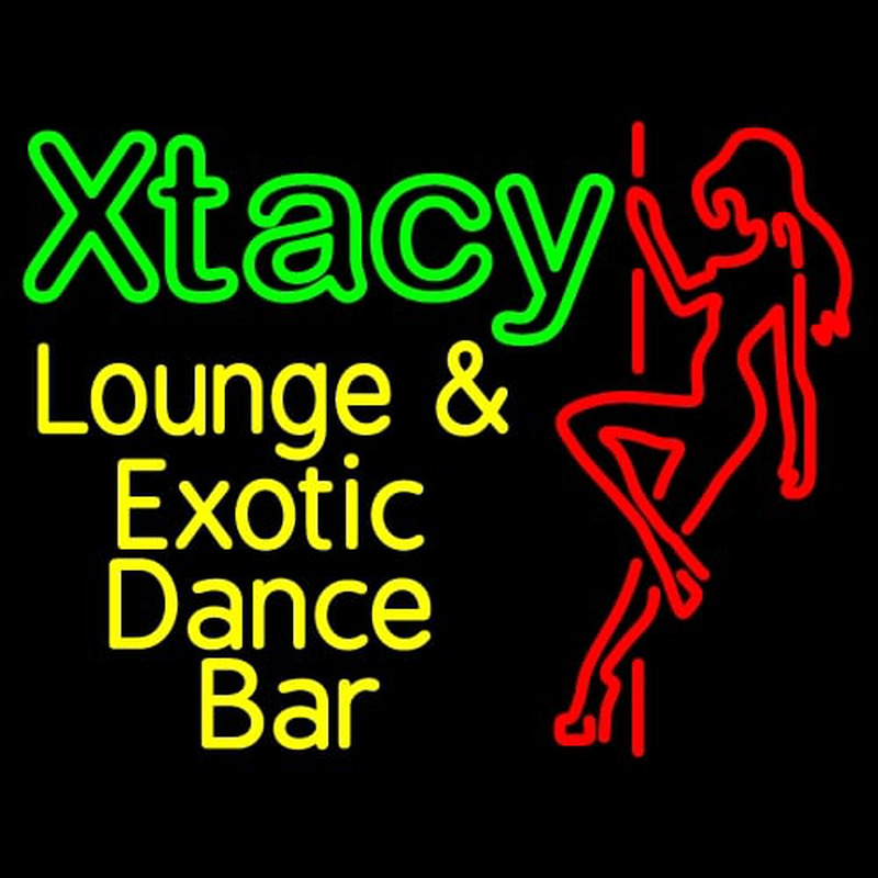 Custom Xtacy Lounge And Exotic Dance Bar Enseigne Néon