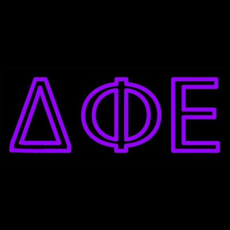 Delta Phi Epsilon Enseigne Néon