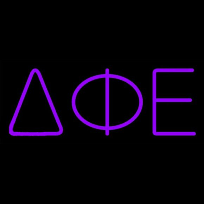 Delta Phi Epsilon Enseigne Néon