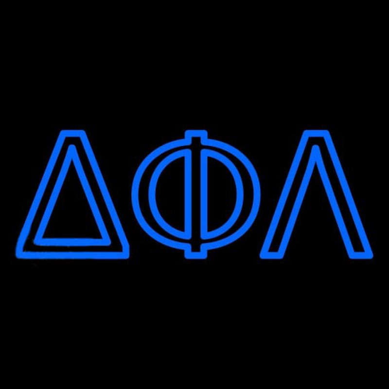 Delta Phi Lambda Enseigne Néon