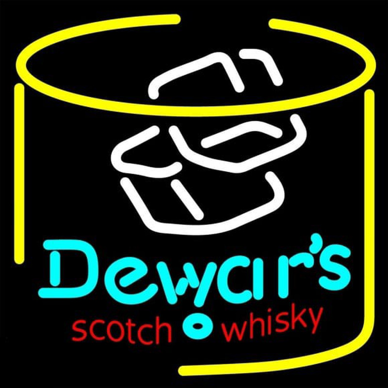 Dewars Scotch Whisky Enseigne Néon