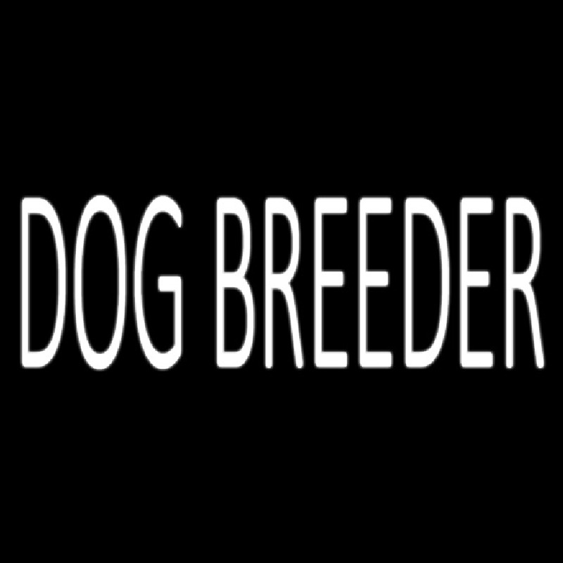 Dog Breeder Enseigne Néon