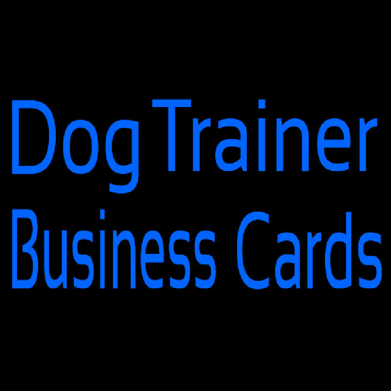 Dog Trainer 1 Enseigne Néon