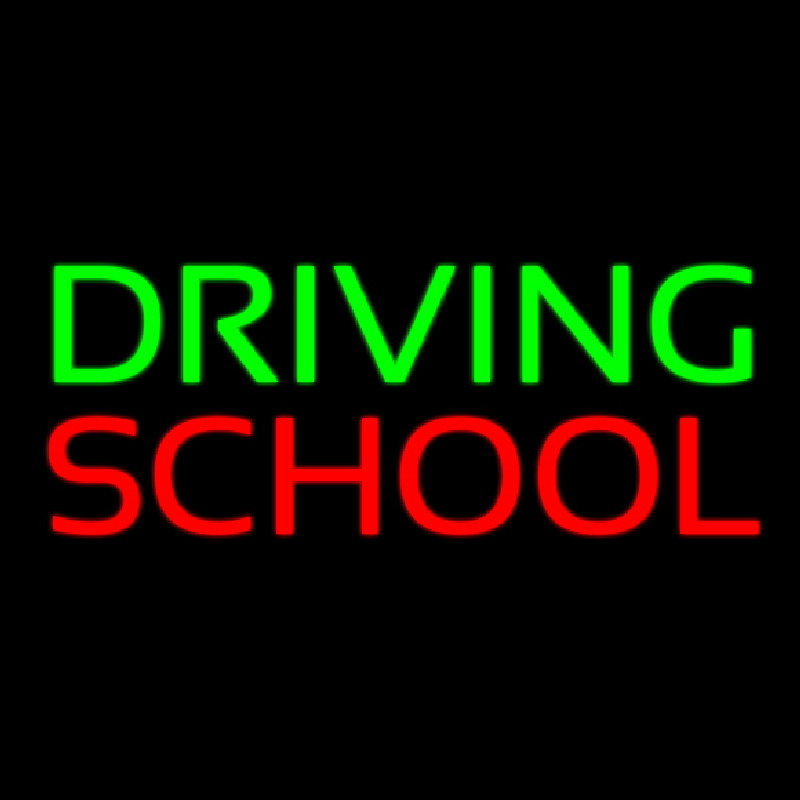 Driving School Enseigne Néon