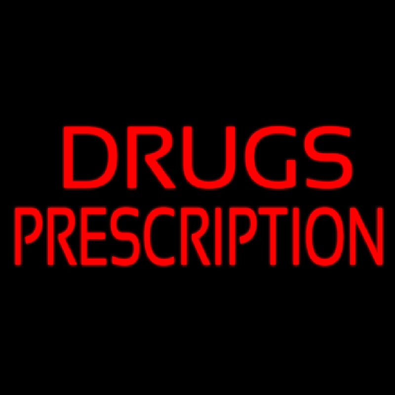 Drugs Prescription Enseigne Néon