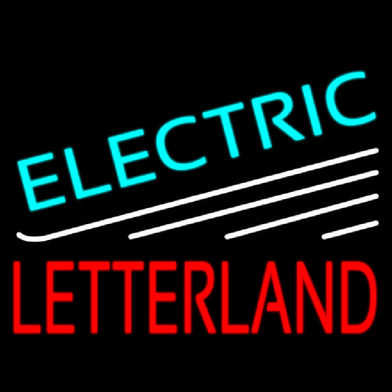 Electric Letterland Enseigne Néon