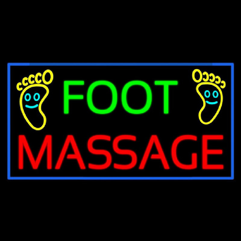 Foot Massage Enseigne Néon