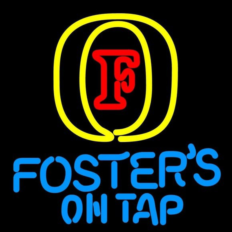 Fosters On Tap Beer Sign Enseigne Néon