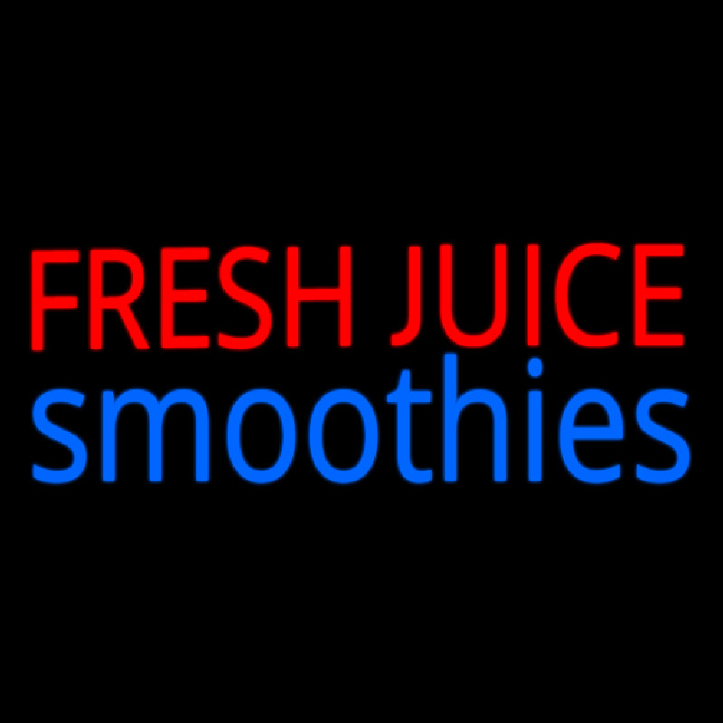 Fresh Juices Smoothies Enseigne Néon