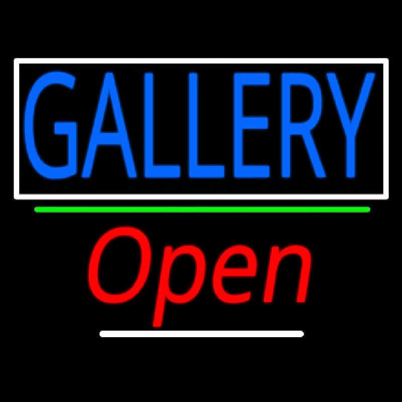 Gallery With Border Open 3 Enseigne Néon