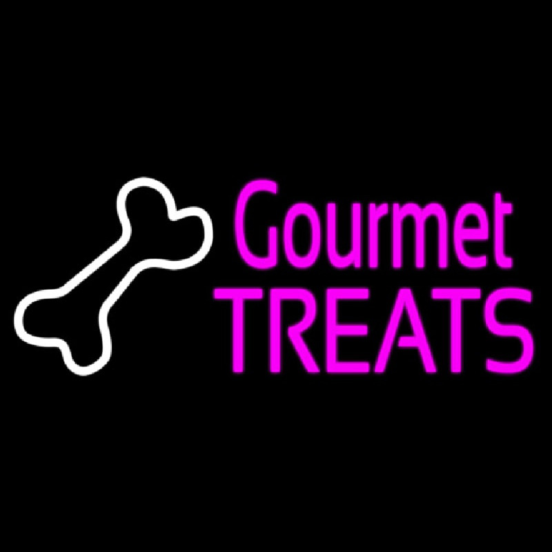 Gourmet Treats With Logo Enseigne Néon