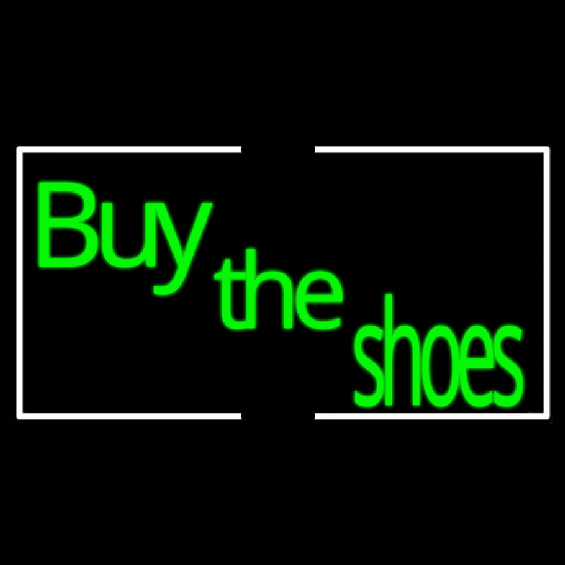 Green Buy The Shoes With Border Enseigne Néon