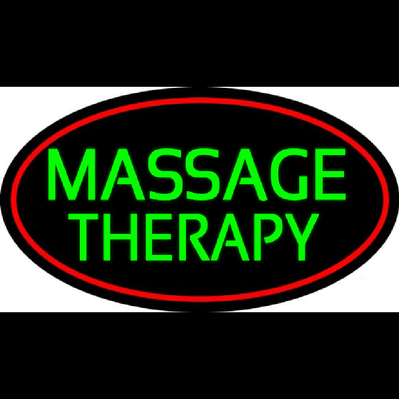 Green Massage Therapy Enseigne Néon