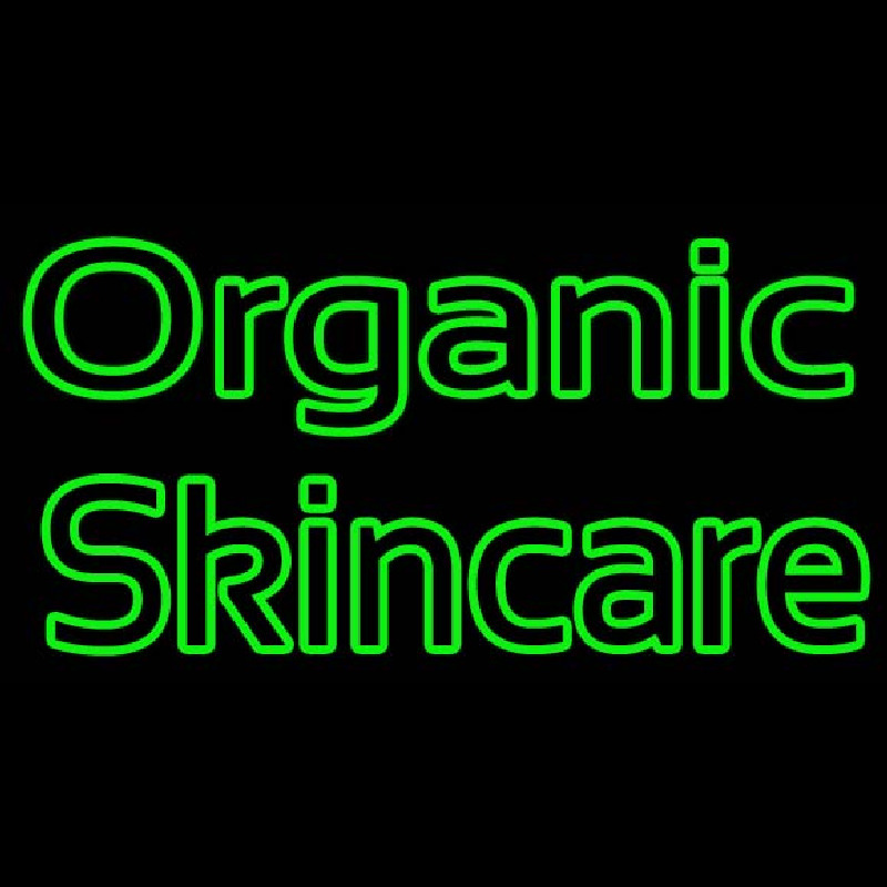 Green Organic Skincare Enseigne Néon