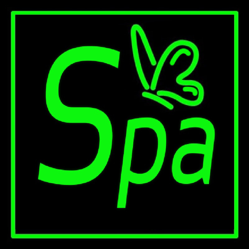 Green Spa Enseigne Néon