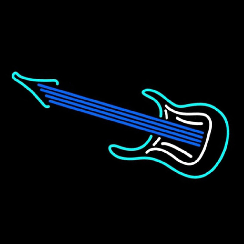 Guitar Logo Enseigne Néon