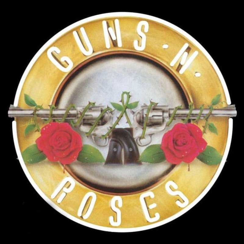 Guns N Roses Ever Time Rock Band Enseigne Néon