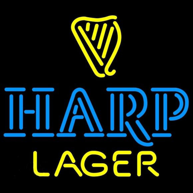 Harp Lager 2 with Harp Enseigne Néon