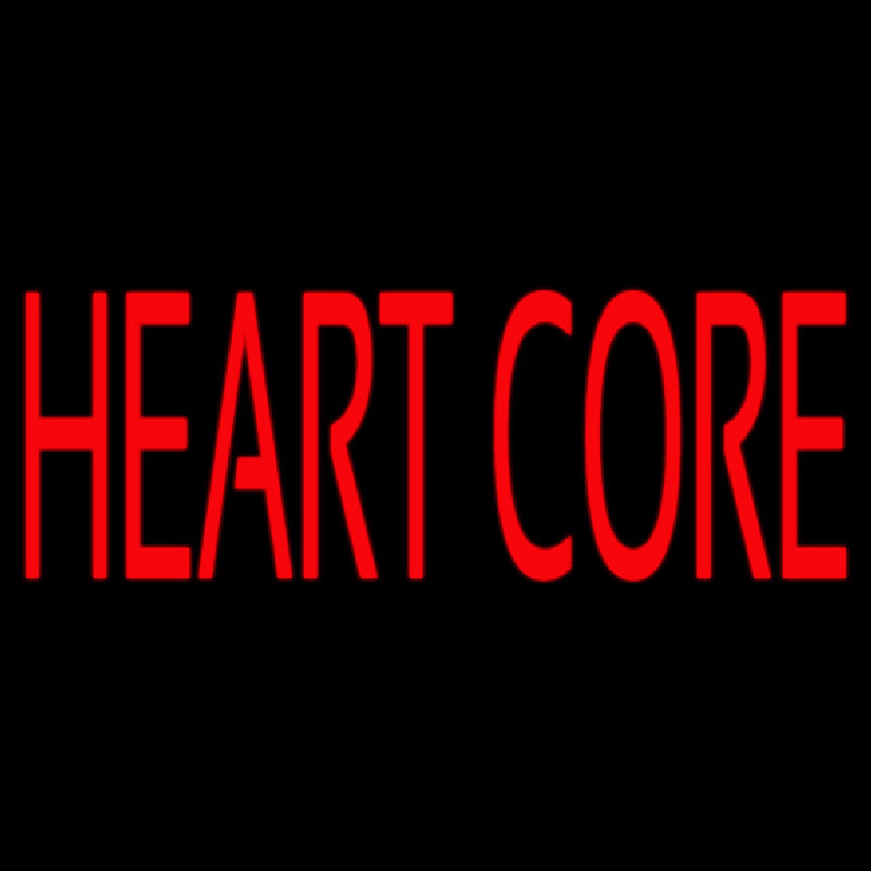 Heart Core Enseigne Néon