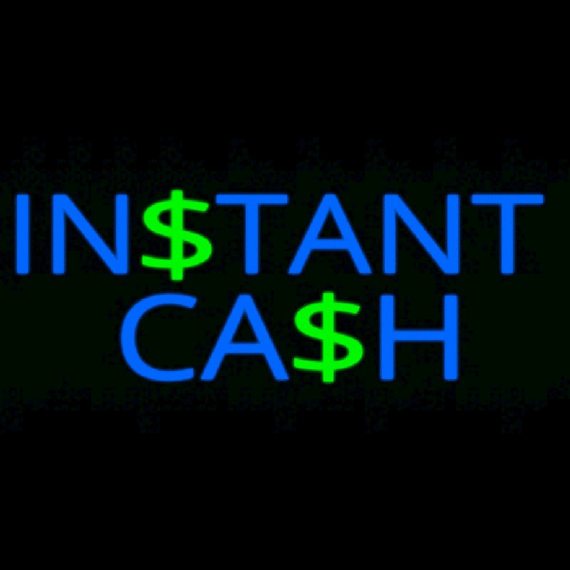 Instant Cash Enseigne Néon