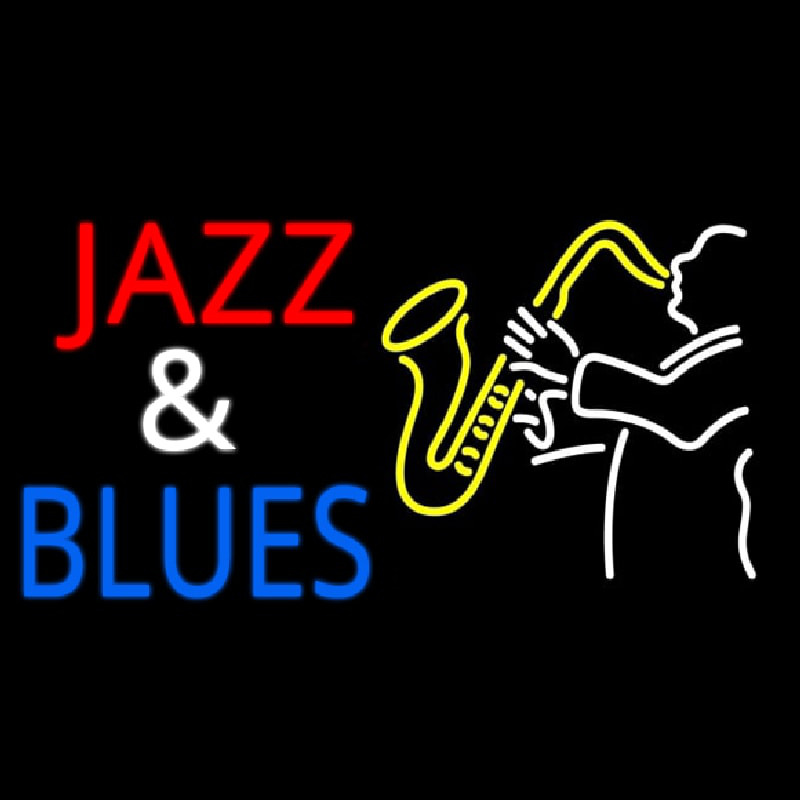 Jazz And Blues Enseigne Néon