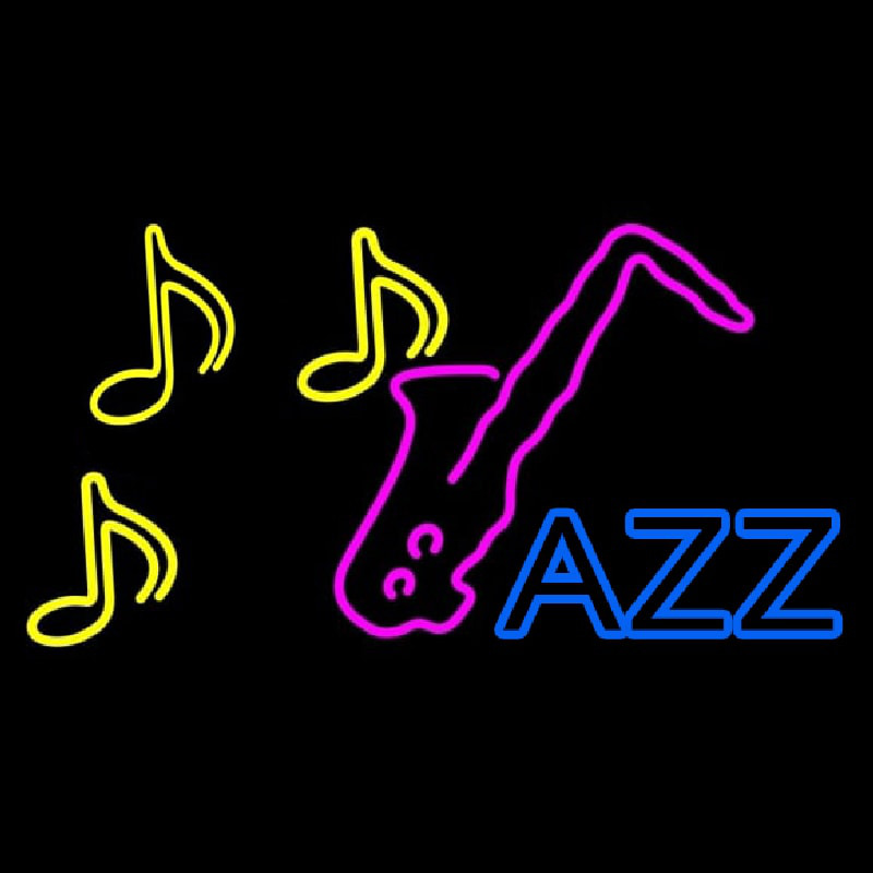 Jazz With Logo 1 Enseigne Néon