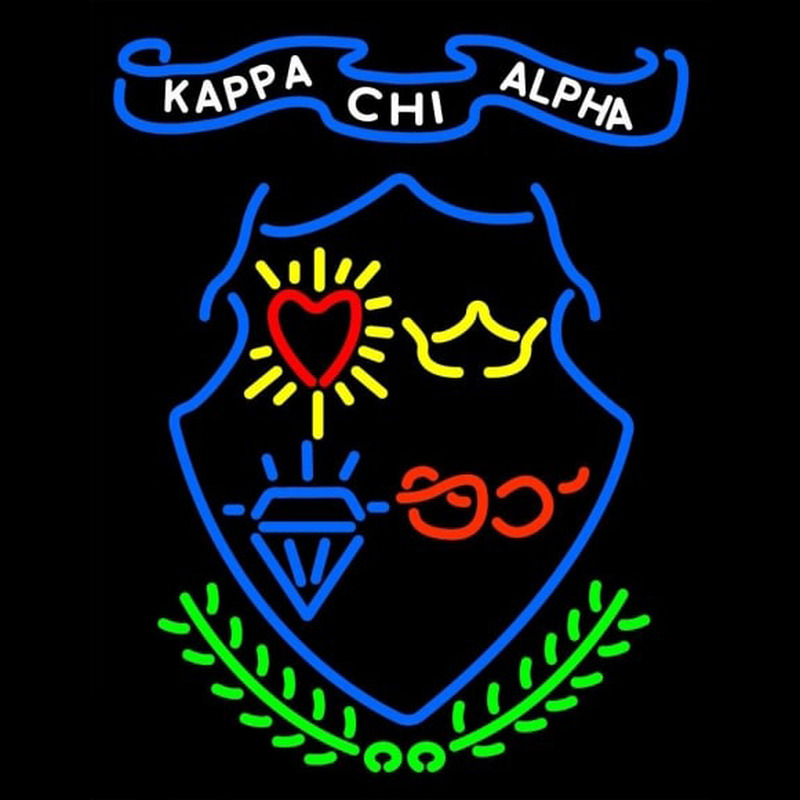 Kappa Chi Alpha Sorority Logo Enseigne Néon