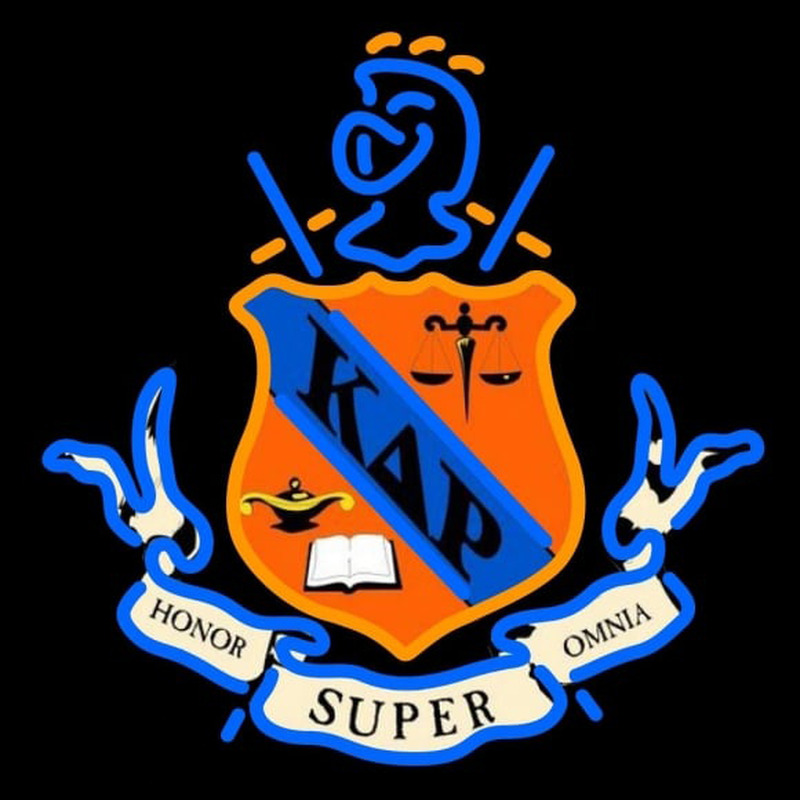 Kappa Delta Rho Chapters Logo Enseigne Néon