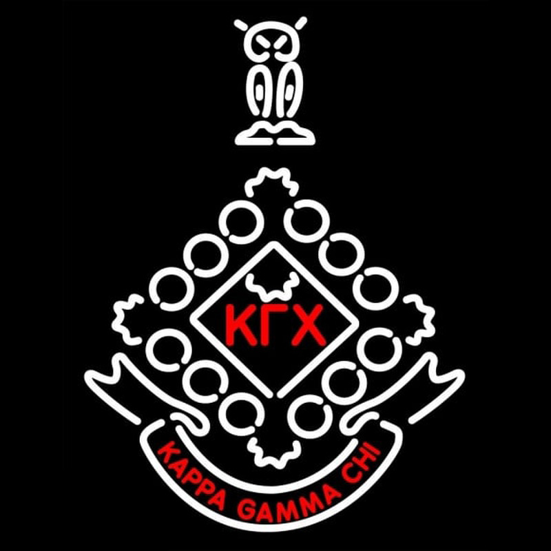 Kappa Gamma Chi Sorority Logo Enseigne Néon