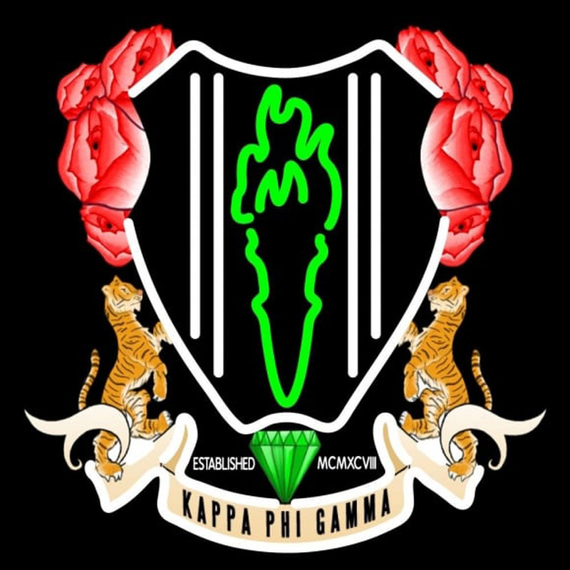 Kappa Phi Gamma Logo Enseigne Néon