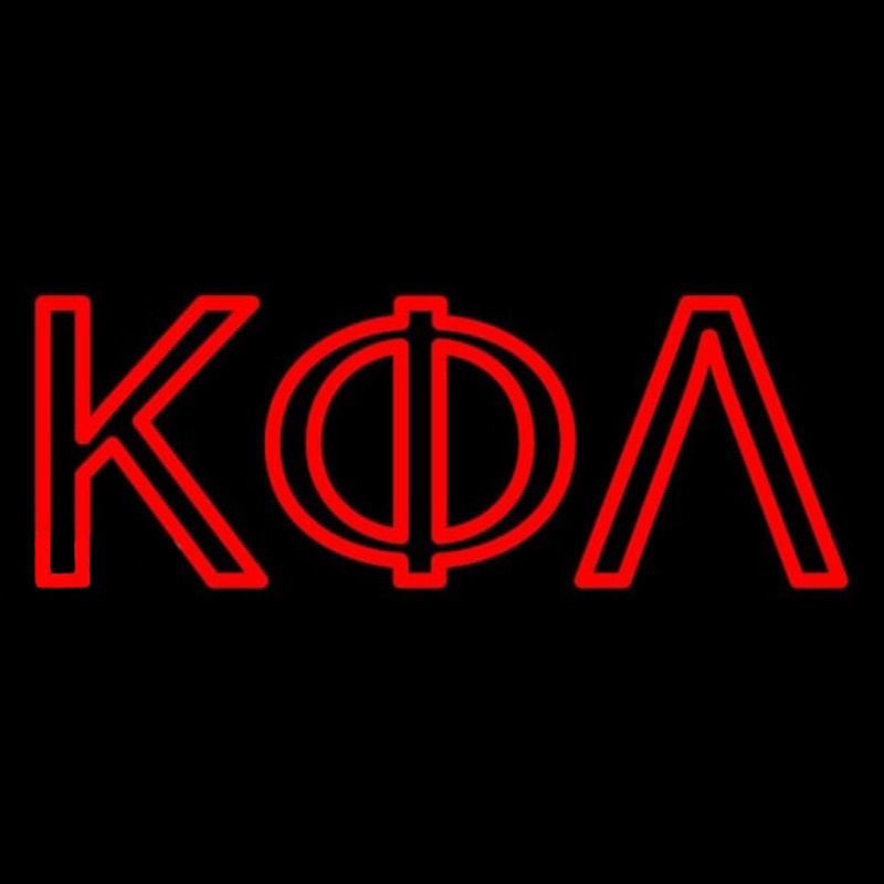 Kappa Phi Lambda Enseigne Néon