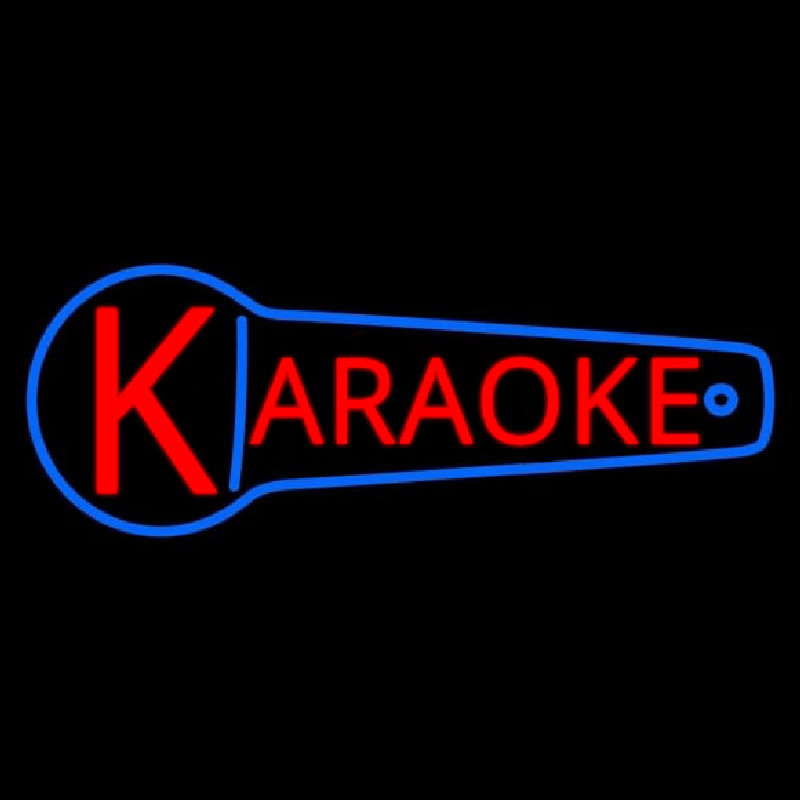 Karaoke Block 3 Enseigne Néon