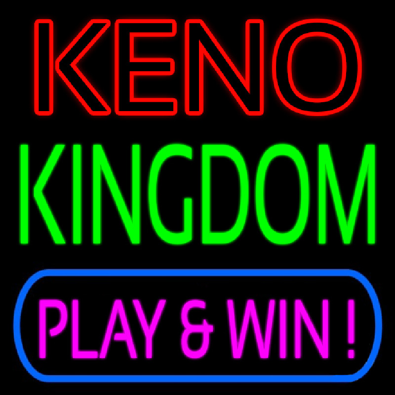 Keno Kingdom 2 Enseigne Néon