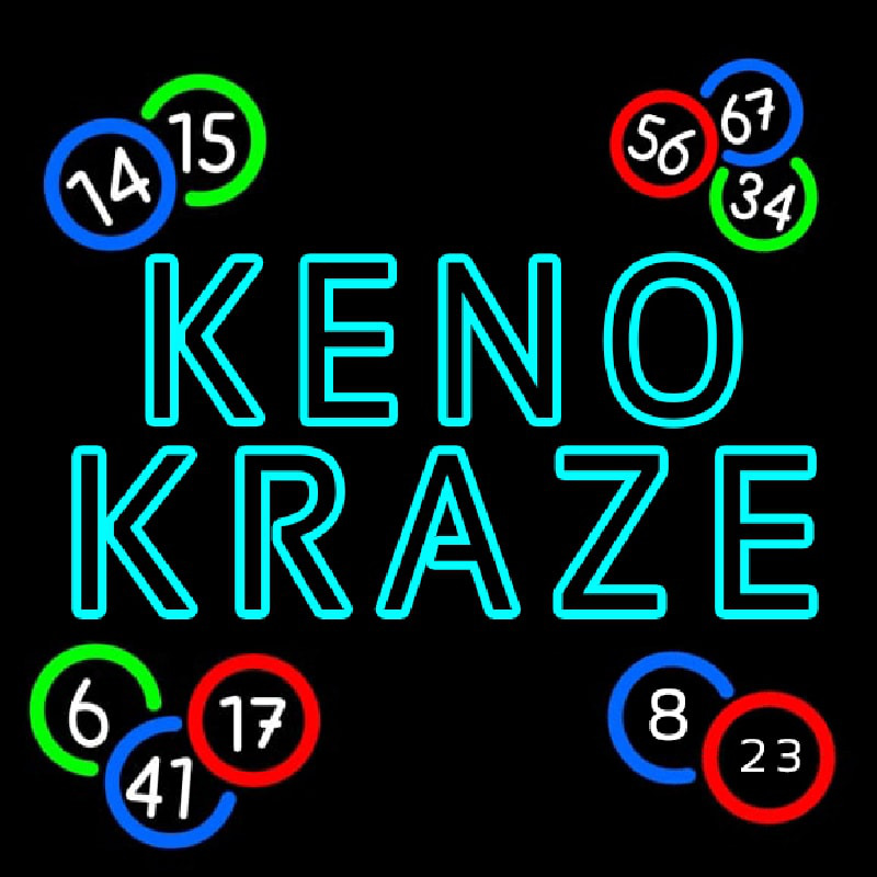 Keno Kraze Enseigne Néon