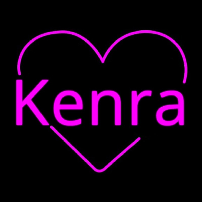 Kenra Heart Enseigne Néon