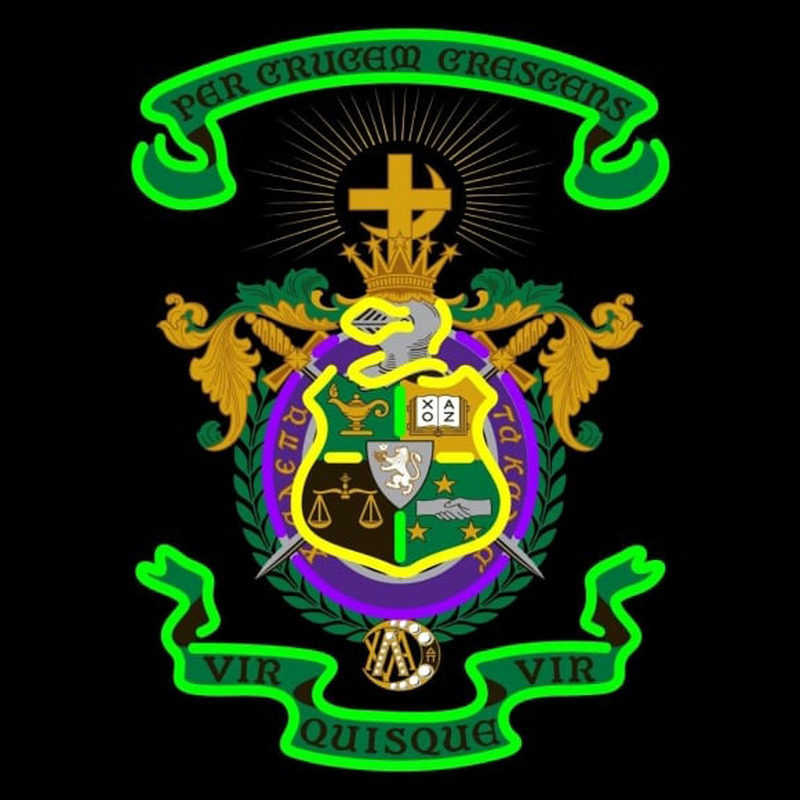 Lambda Chi Alpha Chapters Logo Enseigne Néon