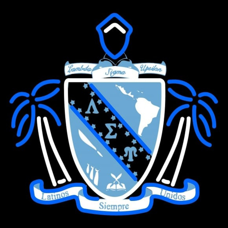 Lambda Sigma Upsilon Chapters Logo Enseigne Néon