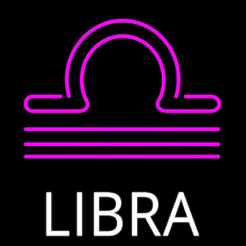 Libra Icon Enseigne Néon