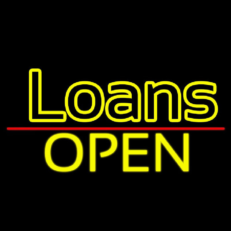 Loans Open Enseigne Néon