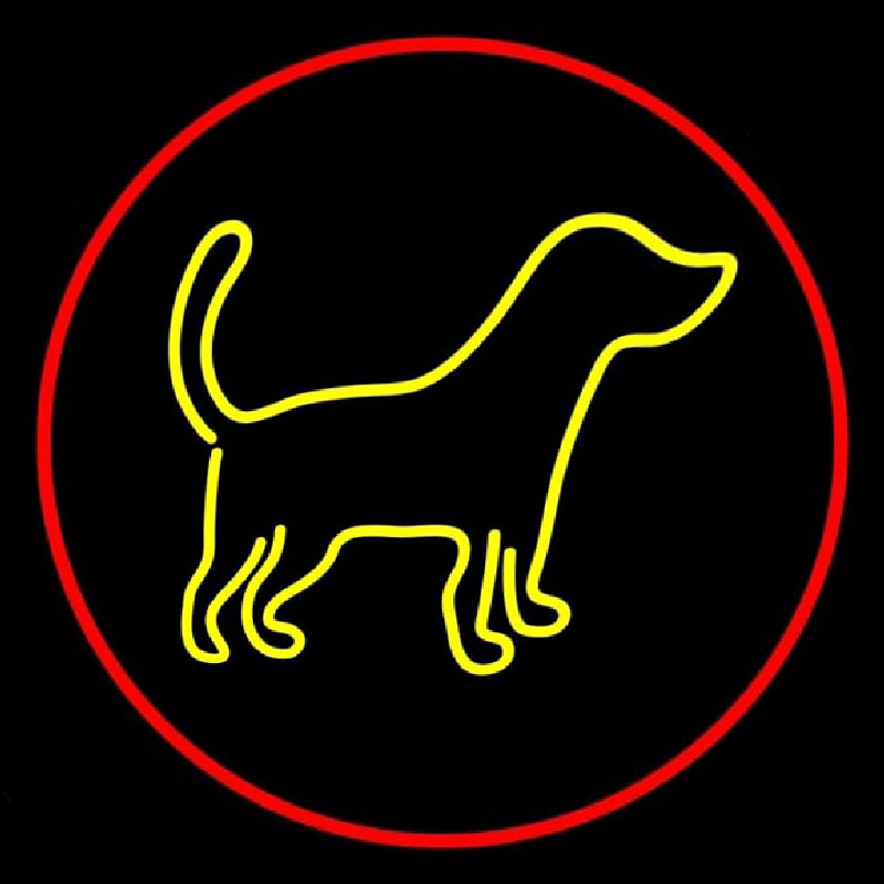 Logo Dog 2 Enseigne Néon