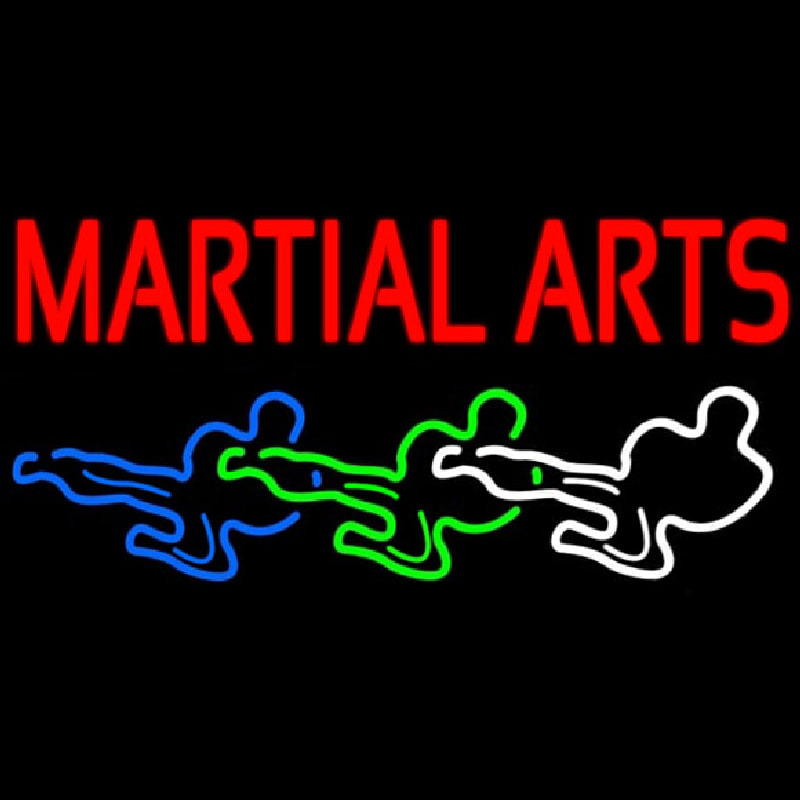 Martial Arts Enseigne Néon